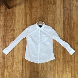 BANANA REPUBLIC - 100% Cotton Semi-Sheer Button Up Shirt